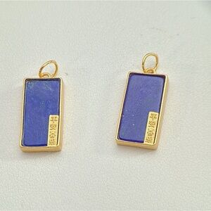 SGP9 S925 Stamped Lapis Lazuli Pendant